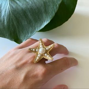 Kate Spade Starfish Statement Ring ⭐️